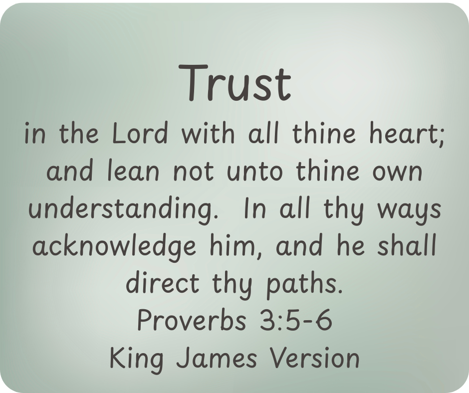 Proverbs 3:5-6 Scripture Image