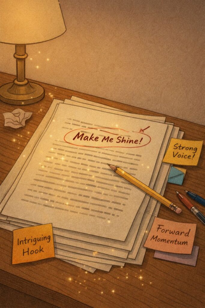 Sometimes the magic shows up after the trimming.